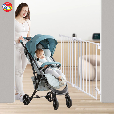 Doorways Stairs Easy Walk Thru Baby Safety Gate Easy Install Pet Safety Gate
