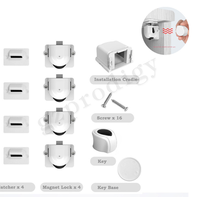 Customize Baby Safety Lock Strong Magnet Child Proofing Cabinet Lock