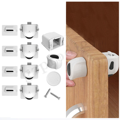 Manufacturer Practical Sturdy Magnetic Safety Lock For Drawers ABS Material