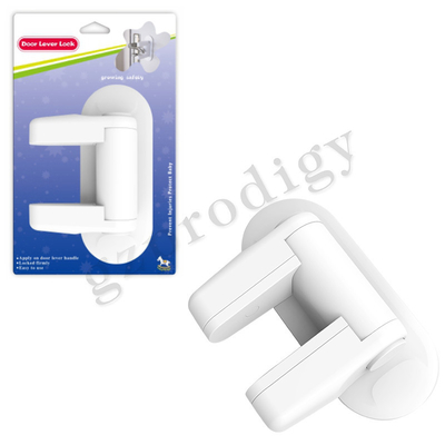 DB002 Easy Lock Lever Door Handle Baby Safety Products White Color