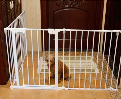 Multiscene White Foldable Baby Playpen Extendable With Automatic Lock