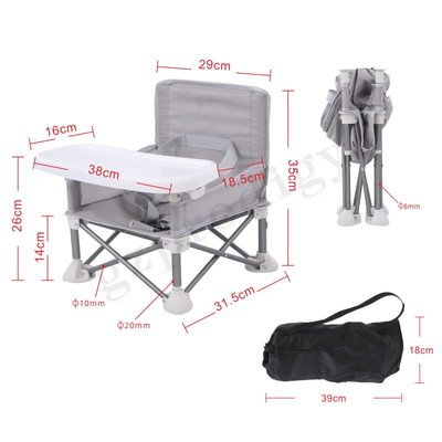 Foldable Nontoxic Light Weight Portable Baby Folding Chair For Camping