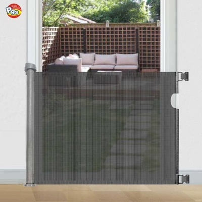 Prodigy Printable Mesh Retractable Baby Gate 71 Inch Alu Alloy Material