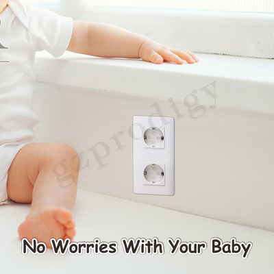 Multipurpose ABS Outlet Safety Covers , Childproof Power Socket Cover