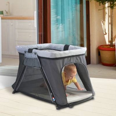 Folding Indoor Portable Baby Playard Crib Multifunctional For Travel