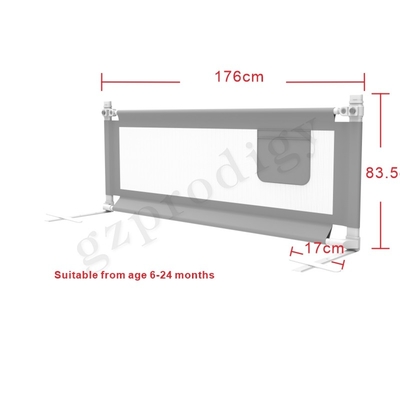 1.8m Mesh Bed Safety Guard , Multifunctional Toddler Bed Bumper