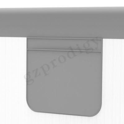 Foldable Mesh Bed Safety Barrier Abrasion Resistant Portable Length 2.2m