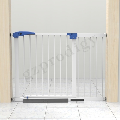 11.85 Inch Extendable Baby Gate , Ecofreindly Metal Dog Gate For Stairs