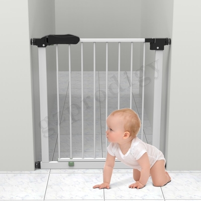 Height 74cm Multiscene Child Metal Gate , Kitchen Baby Gate For Doorways