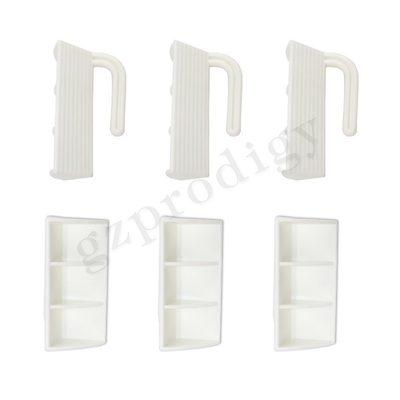 Multifunctional Odorless Plastic Door Clip , Portable Door Hinge Pinch Guard