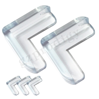 Transparent PVC Clear Plastic Corner Protectors For Table Installation