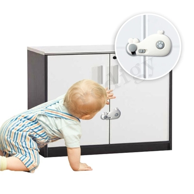 Whale shape funny cabinet drawer latch baby safety lovely lock