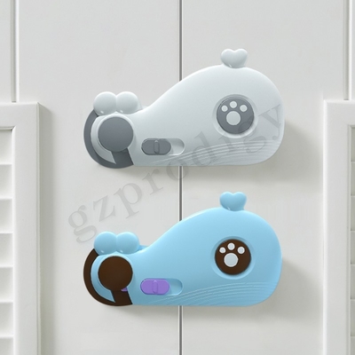 Whale shape funny cabinet drawer latch baby safety lovely lock
