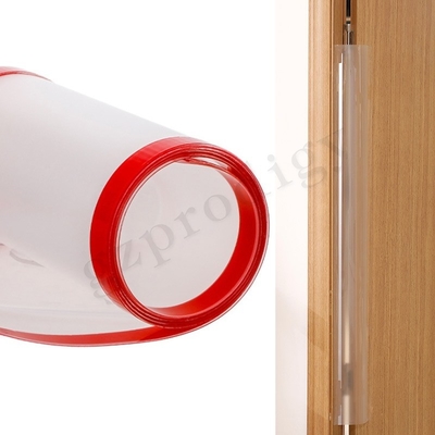 Transparent PP Door Finger Pinch Guard Protector Nontoxic Durable