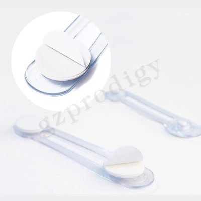 Multipurpose PVC Safety Cupboard Locks , Transparent Safety Latches For Cabinets