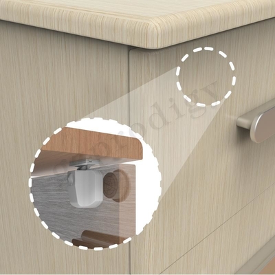 Prevent The Baby From Opening Hidden Adhesive Magnetic Cupboard Lock