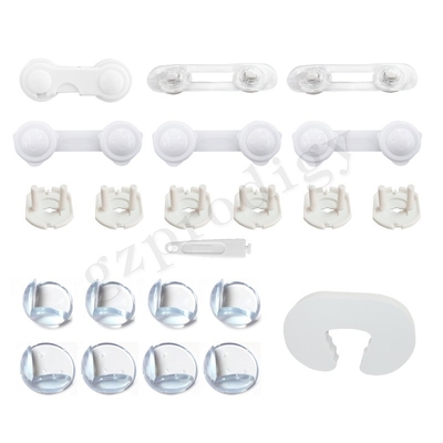 Prodigy Sturdy Adhesive Childproof Drawer Locks Practical Transparent Color