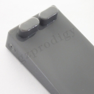 OEM Nonslip PVC Plastic Door Wedge 88x40x19mm Dark Grey Color