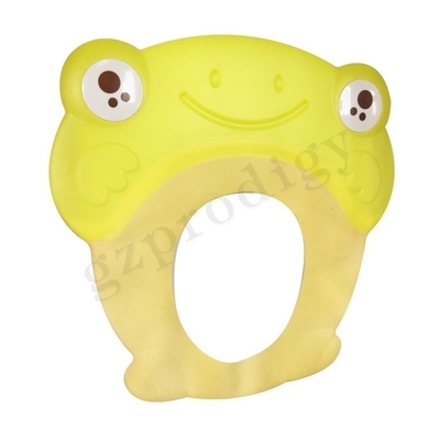 Nontoxic Multiscene Baby Bath Hat PP TPR Material 26.5x25.7cm 	Baby Shampoo Cap