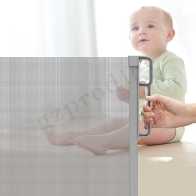 Outdoor Extendable OEM Rollable Retractabe Baby Gate For Kids Stairs