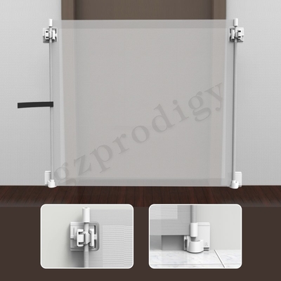 Stair Barrier Folding Gate For Dogs Multipurpose PVC Fabric Material