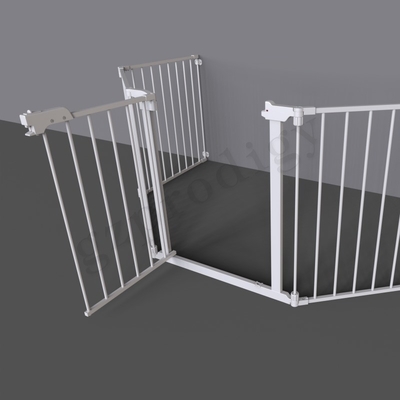 Adjustable Metal Foldable Baby Playpen Multifunctional Childproof