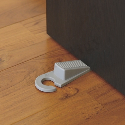 Soft Rubber  Anti Abrasion Hook Type Anti Slip Plastic Door Wedge For Wall Protecting