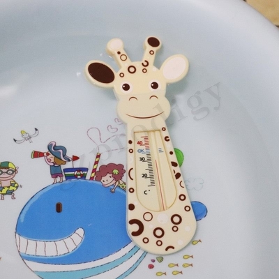 Shatter Resistant Baby Bath Thermometer Odorless Cartoon Shape
