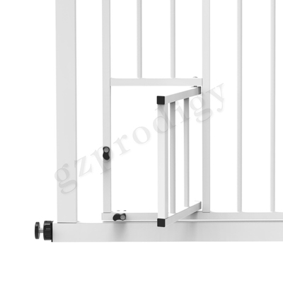 Doorways Metal Cat Pet Friendly Stair Gate Durable Multiscene