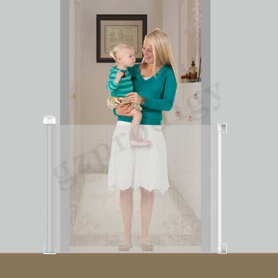 Portable Folding Retractable Gates Safety Stair Protection For Babies And Pets