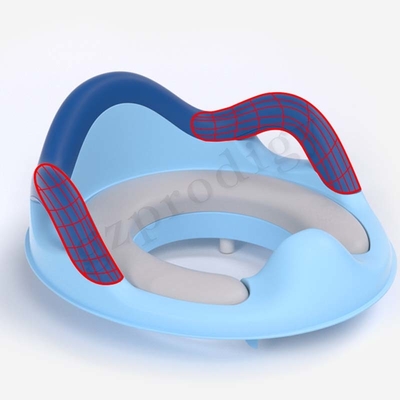 Sturdy ABS Potty Baby Toilet Training Seat Blue Or Pink Color