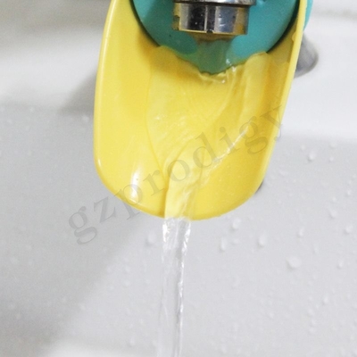 yellow green Animal Looks Plastic Facuet Extender For Children
