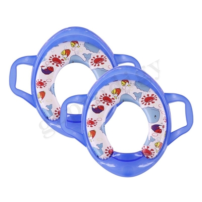 Comfortable Baby Potty Training Seat PU Toilet Cover With Handle