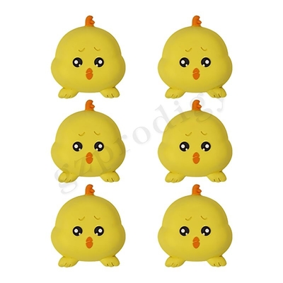Funny Yellow Chicken Plastic Door Wedge Silicon Wall Adhesive Door Stop