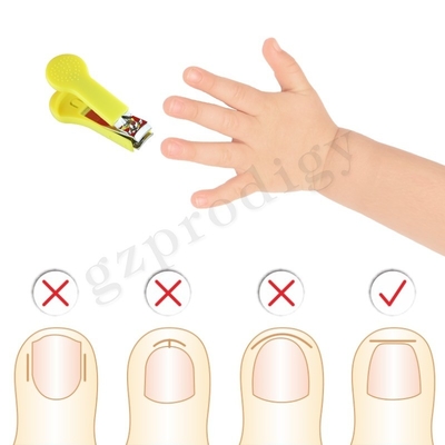 Pink Color Carbon Steel Nail Clipper Hot Trending Plastic Cute Children Health Care For Baby