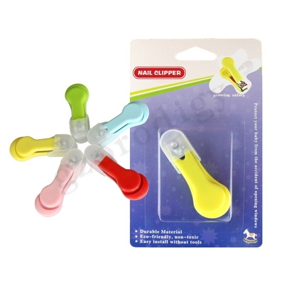 Pink Color Carbon Steel Nail Clipper Hot Trending Plastic Cute Children Health Care For Baby