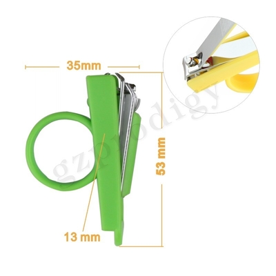 Professional Baby Nail Clippers Green Color Steel Fashion Nail Part Cutter Health Care Kit