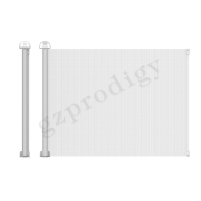 Pet Friendly Double Lock System Rolling Mesh Gates For Baby Safety