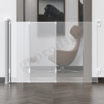 Double Secure Retractable Baby Gate 55&quot;-118&quot; Super Wide EN1930