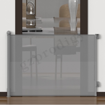 Extendable Durable Mesh Retractable Baby Gate For Children Safety Easy Install