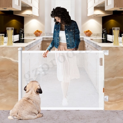 Prodigy Indoor Outdoor Retractable Gate Wall To Banister Retractable Gate Extendable Safety Gate For Dogs