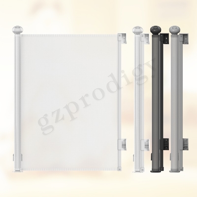 No Drill Retractable Gate Mesh Stairs Guards Customize Child Door Barrier