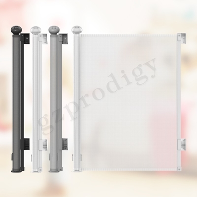 Extra Wide 140 Inch Retractable Gate Mesh Barrier Expandable Gate For Stairs