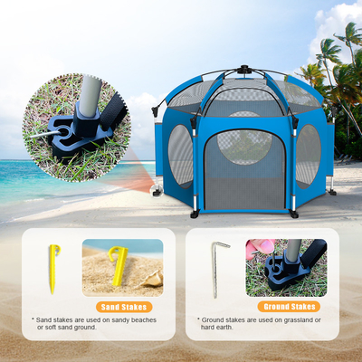 Easy Take Out Portable Pop Up Play Tent Folding Traveling Customized