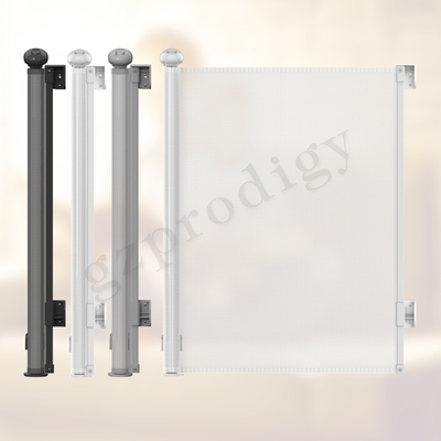 Baby Proof Infants Foldable Safety Gate Retractable Dog Gate For Doorway 84 Inch Retractable Mesh Gate