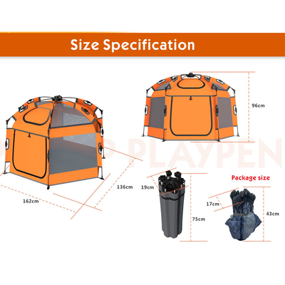 Indoor Outdoor Fold Away Pop Up Play Tent Multi Scene EU Standard