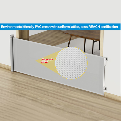 55-197 Inch Retractable Extra Wide Gate Extending Baby Safety Stair Fence