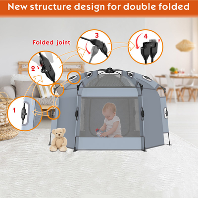 Light Weight Double Lock Pop Up Shop Play Tent For Babies And Kids