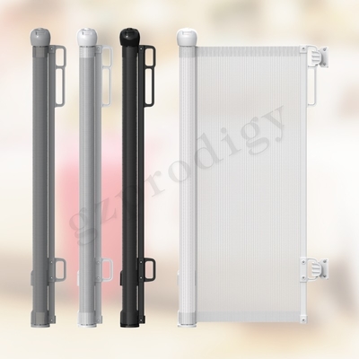 71 Inch Dog Mesh Retractable Baby Gate For Stair Doorway
