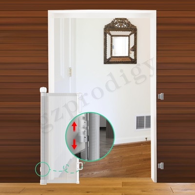 71 Inch Dog Mesh Retractable Baby Gate For Stair Doorway